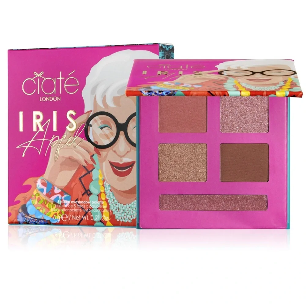 Ciaté London x Iris Apfel The Eyeshadow Palettes - More is More Less Is A Bore